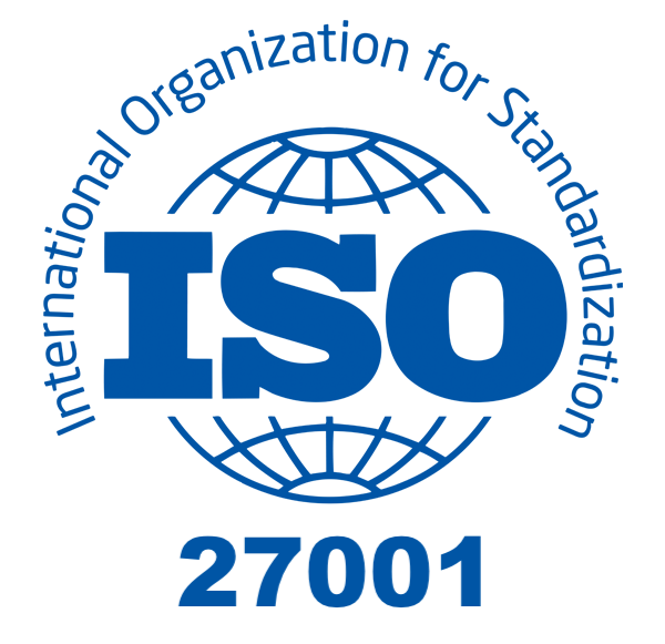 ISO/IEC 27001 Information Security Management certification badge
